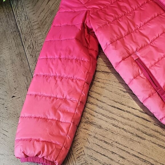 Pink Hooded puffer jacket size M 7/8 Eddie Bauer - Picture 4 of 12